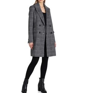 Avec Les Filles plaid coat